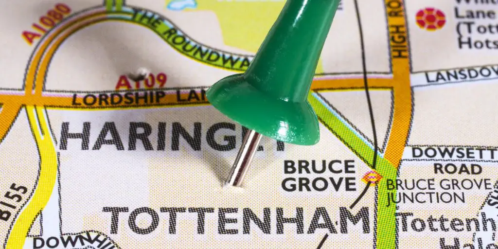 Tottenham Map