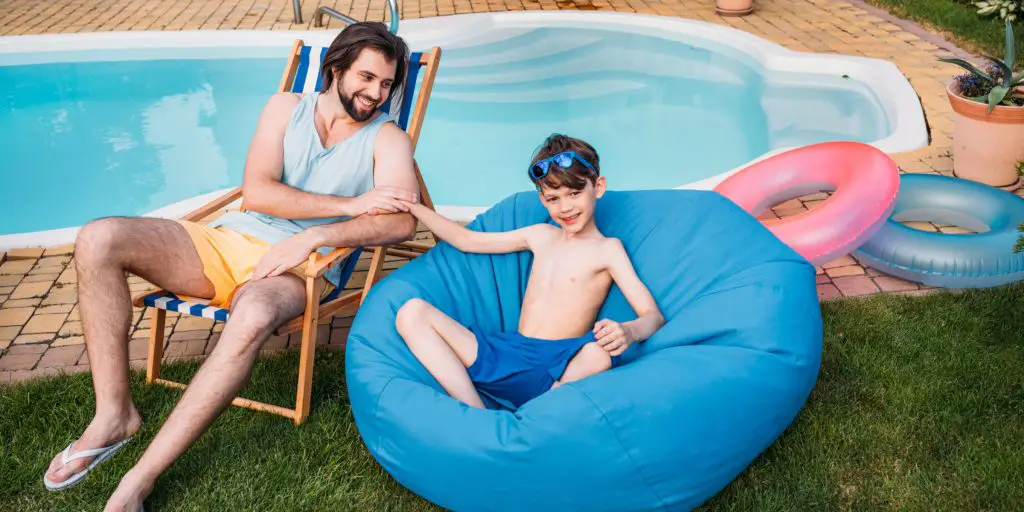 swimming pool in holiday home