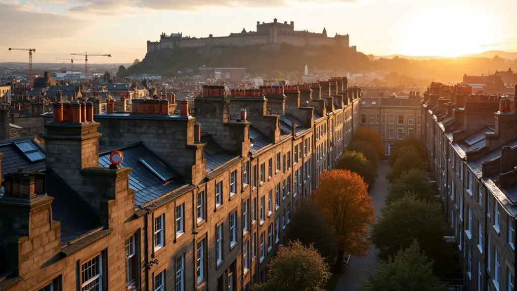edinburgh property values rising