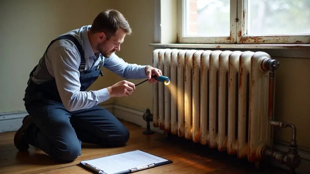 call heating expert when needed